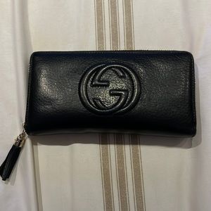 Black Gucci Soho Wallet